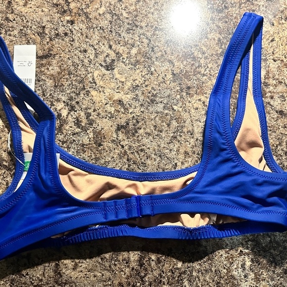 J. Crew Cobalt Blue Bikini Top Small NWT Swimwear - Picture 8 of 8